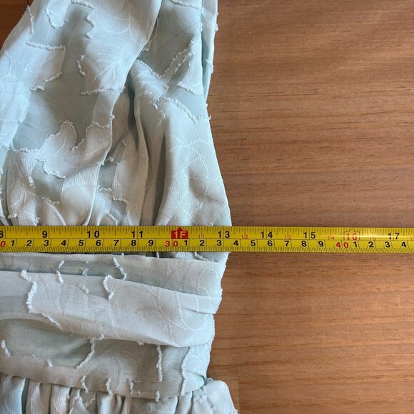 Lulus Sweet Sophistication Sage Green Burn Out Floral Maxi Dress Xtra Small - Picture 8 of 10